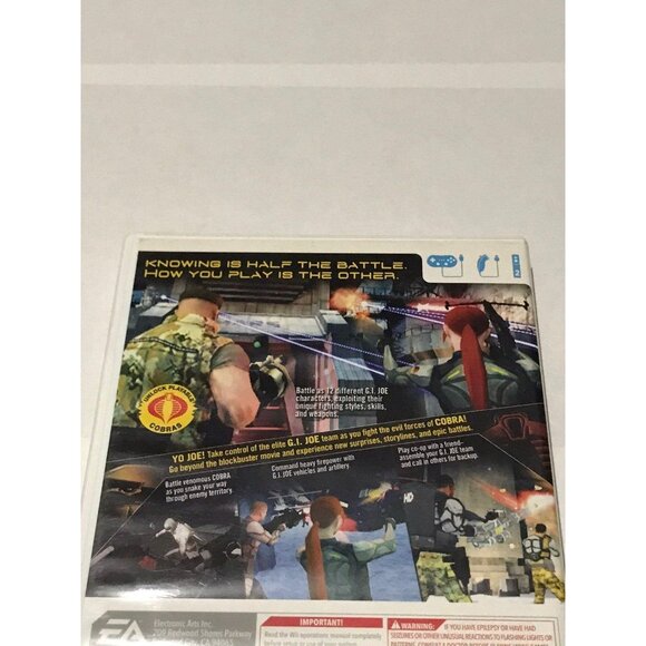 Nintendo Wii G.I. JOE, The Rise Of Cobra - Picture 3 of 4
